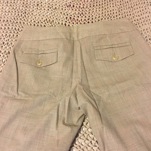 Banana republic size 4 plaid boot cut dress pants - Picture 2 of 4
